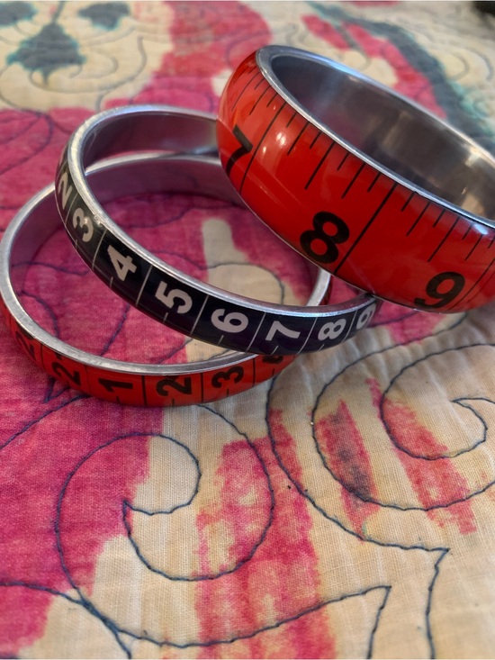 Jewelry - 🌹RETRO TAPE MEASURE BANGLE BRACELETS❤️3 TOTAL! EXCELLENT CONDITION!